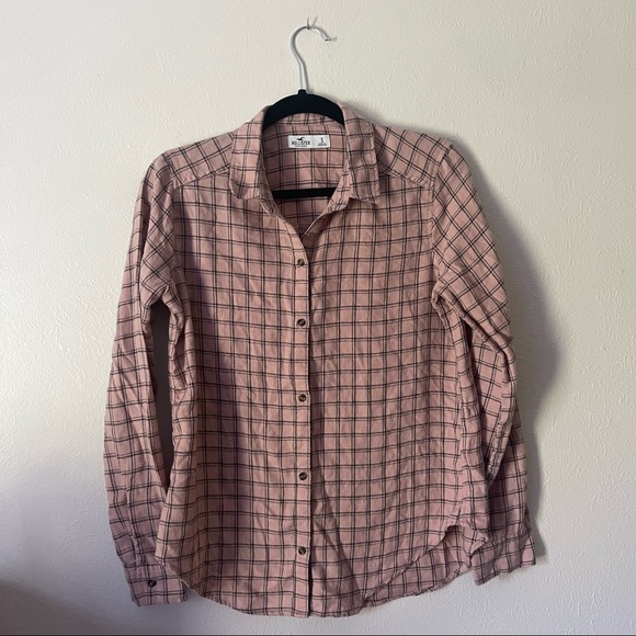 PINK FLANNEL - HOLLISTER - Picture 1 of 3